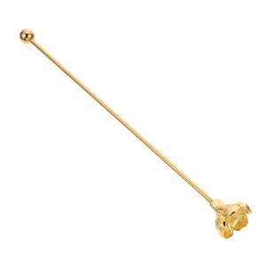 Agitador de acero inoxidable personalizado OEM para mezclar bebidas, agitador de cóctel de Metal con acabado de oro rosa para accesorios de hogar y Bar - Product Image 5