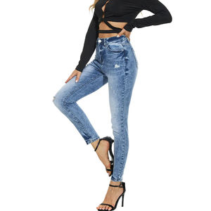 Pantalones de Otoño Invierno para Mujer, Holgados, de Algodón, Casuales, Estilo Hip Hop, Precio al por Mayor, Pantalones Vaqueros para Mujer - Product Image 6