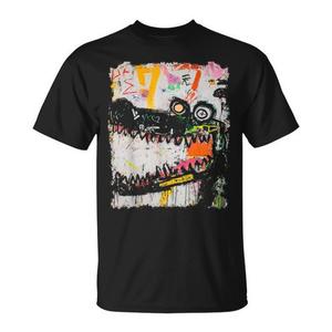 T-shirt promozionale da uomo con stampa grafica di rettili e graffiti - Product Image 1