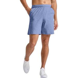High Street Style grande taille vêtements pour hommes Shorts coton respirant taille élastique couleur unie été décontracté hommes vêtements de sport courts - Product Image 1