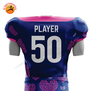 ชุดยูนิฟอร์มฟุตบอลธงอเมริกันแบบมืออาชีพเสื้อเจอร์ซีย์ชุดยูนิฟอร์มฟุตบอล7V7ออกแบบได้ตามต้องการ - Product Image 6