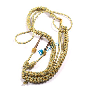 Cordon Aiguillette de conception personnalisée en gros Équipement d'uniforme d'officier de cérémonie Aiguillette d'épaule - Product Image 5