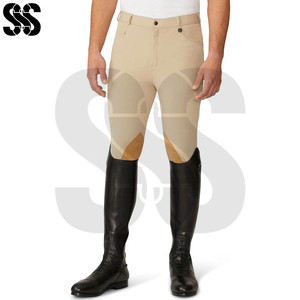 Pantalones de Montar a Caballo Ligeros y Transpirables para Hombre, Diseño Ajustado y Duradero con Agarre Seguro, Colores y Tallas Personalizables - Product Image 4