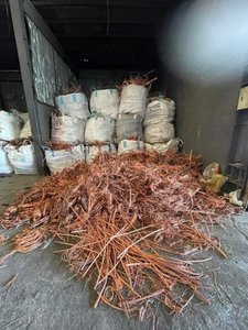 Cable de cobre con aislamiento puro 99.95% de chatarra de alambre de cobre brillante para compresor de nevera - Product Image 2