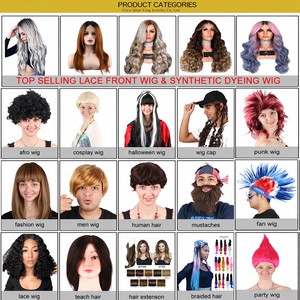 Natural Looking Transparent Black Straight <strong>Synthetic</strong> <strong>Wig</strong> Bangs Women Everyday Wear Elastic Mesh Cap Heat Resistant Cosplay Party - Product Image 5