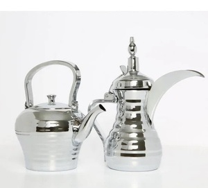 Bouilloire et cafetière à rayures dorées par galvanoplastie Ustensiles de cuisine et outils de café de haute qualité Théière artisanale Prix d'usine - Product Image 3
