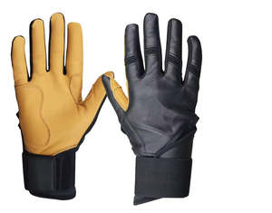 Gants de frappe de baseball en cuir de qualité supérieure OEM, gants de softball pour jeunes et adultes, gants de frappe les plus vendus - Product Image 6
