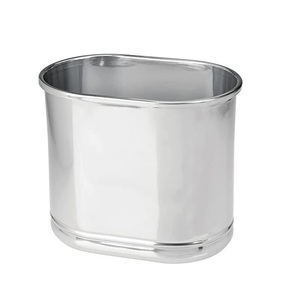 Elegant and durable metal <b>waste</b> <b>bin</b> suitable for both home use and upscale commercial interior design projects - Product Image 4