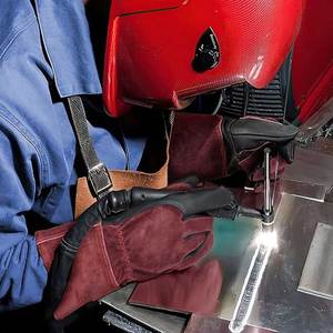 Kiểm soát khéo léo Chất lượng cao găng tay an toàn Shock-Absorbing da cho công cụ quyền lực sử dụng phong cách mới da găng tay làm việc - Product Image 4