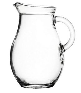 Modern Glass Water Pitcher Serving Jug with Handle Decorative Flower Jug Luxury Gold Metal Jug Designer Tabletop Pitcher - Product Image 2