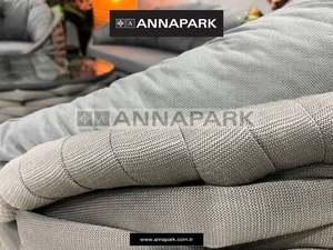 Juego de sofás de cuerda de jardín Annapark para Patio Veranda, hogar, jardín, Villa, Hotel, muebles de jardín tejidos hechos en Turquía - Product Image 4