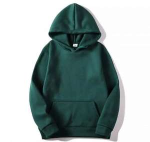 Sudaderas Casuales de Invierno para Hombre, Color Sólido, 100% Algodón, Corte Regular, con Bolsillo, Transpirables, Ropa de Moda - Product Image 4