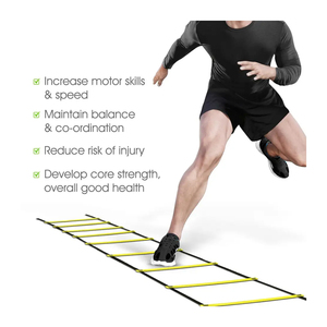 Escalera de entrenamiento de agilidad de 4 metros, escalón plano de velocidad con bolsa de transporte, precio más bajo - Product Image 5