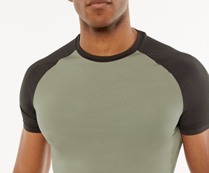 Ensemble de t-shirts courts pour hommes à des prix abordables respirant avec logo personnalisé confortable haut tendance vêtements décontractés pour hommes ensemble t-shirts courts avec le meilleur style - Product Image 3