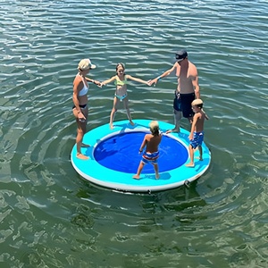 Hamaca inflable <span class=keywords><strong>de</strong></span> agua para <span class=keywords><strong>piscina</strong></span> y <span class=keywords><strong>playa</strong></span>, PVC duradero, inflado rápido, resistente a los rayos UV, ideal para adultos y niños - Product Image 4