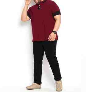 Service OEM Chemises polo grande taille pour hommes Lavable en machine, confortable, respirant, couleur unie, dernière conception - Product Image 3