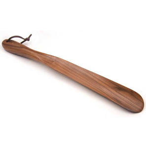 Sustainable Durable Wooden <b>Shoe</b> <b>Horn</b> for Eco-Conscious Consumers High Quality Handmade Smooth Wooden <b>Shoe</b> <b>Horn</b> - Product Image 1