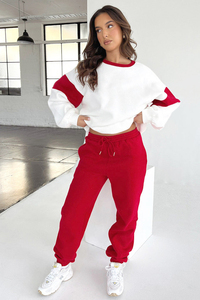 2025 pantalones de chándal con estampado de alta calidad para mujer, traje de jogging informal, prendas de vestir y pantalones de talla grande para mujer - Product Image 2