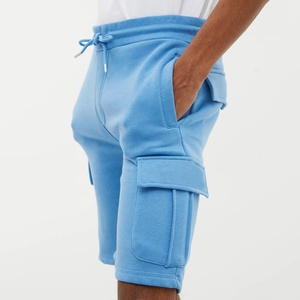 Wholesale Custom Mens Casual Fleece <b>Shorts</b> Summer Gym Wear Soft Breathable <b>Elastic</b> <b>Waist</b> Athletic Streetwear Cotton <b>Shorts</b> - Product Image 3