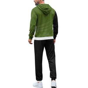 ชุดวอร์มผู้ชายแบบมีฮู้ด ผ้าฝ้ายคุณภาพสูง 100% ระบายอากาศได้ดี เป็นมิตรกับสิ่งแวดล้อม สีพื้น สไตล์ลำลอง สำหรับฤดูหนาว รุ่นใหม่ล่าสุด - Product Image 2