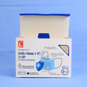 High Quality Custom Paper Box for Health Safety <b>Products</b> <b>Packaging</b> Solution for Face Masks with Matt Lamination Offset <b>Printing</b> - Product Image 4