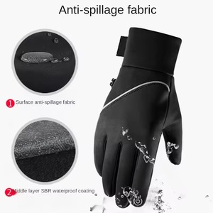 Haute bonne qualité meilleur taux hiver neige gants de cyclisme chaud hommes coupe-vent imperméable pour gants de Ski meilleure qualité - Product Image 6