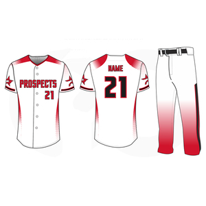 Pro Team Baseball Jersey Set Unisexe Jeunes Baseball Chemises et Pantalons Conception Personnalisée Softball Uniforme 2 Pièces Ensemble - Product Image 1