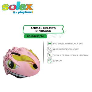 Equipo de Protección Deportivo Multiusos de Plástico, Casco de Animal/Dinosaurio, Unisex, Talla Ajustable - Product Image 4