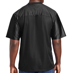 Résille maille t-shirts hommes à manches courtes léger résille maille t-shirt hommes col rond Street Style maille T-Shirt hommes - Product Image 4