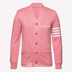 Personnalisé Mesdames Aka Sororité Acrylique Alpha Kappp Aka Brodé Université V-Neck Varsity Populaire Cardigan Pull - Product Image 1