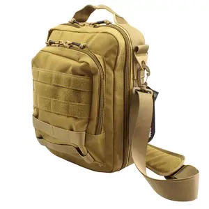 Bolsa tática multifuncional para esportes ao ar livre, bolsa de ombro casual para câmera MOLLE, multifuncional