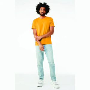 T-shirt à col rond pour hommes, couleur unie, respirant, coupe ample, vêtements de fitness décontractés, prix - Product Image 4