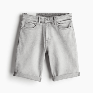 Shorts pour hommes en coton lourd délavé à l'acide, style streetwear vintage, personnalisés, délavés au soleil, shorts de sport délavés à l'acide pour hommes - Product Image 1