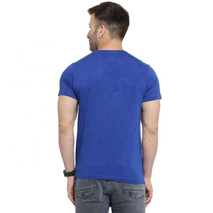 Haute qualité 100% coton microfibre hommes O cou à manches courtes T-Shirt d'été couleur personnalisée - Product Image 2