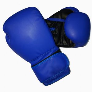Gants de boxe en cuir, fermeture à lacets, couleur rouge, équipement d'entraînement pour adultes - Product Image 4