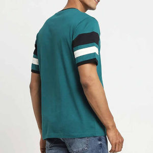 เสื้อยืดคอตตอน 100% ทรงปกติ ใส่ได้ทั้งชายและหญิง พิมพ์ลายโลโก้ตามสั่ง ด้วยเทคนิคการพิมพ์ซิลค์สกรีนแบบเป็นมิตรต่อสิ่งแวดล้อม แขนสั้น - Product Image 4