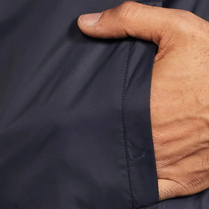 Chaqueta cortavientos con soporte para hombre de alta calidad, Color sólido, lona de lana a prueba de agua, nuevo diseño, ropa de calle XL, invierno, OEM - Product Image 4