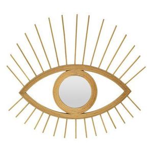 Miroir mural rond en rotin tressé fait à la main avec couleur et taille personnalisées pour l'entrée de mariage, la salle de bain, le salon, la décoration d'hôtel - Product Image 3