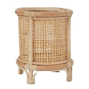 High Quality Eco-Friendly <b>Bamboo</b> Storage Basket Handwoven Rattan Planter <b>Pot</b> for Indoor Home Decor Stylish Natural Living - Product Image 1