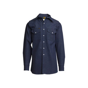 Everyday Professional Work Half-Sleeved Cotton and Nylon <b>Shirt</b> Clean Lines with Subtle Detailing Office Suitable Attire - Product Image 1