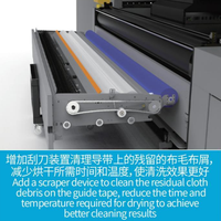 Imprimante textile industrielle à grande vitesse avec tête d'impression Epson pour l'impression numérique sur tissu en coton, polyester, nylon, soie, laine