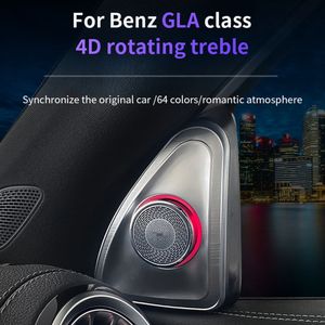 GLA H247 Kit d'éclairage d'ambiance 64 couleurs pour <span class=keywords><strong>Mercedes</strong></span> Benz GLA-class W247 Turbine <span class=keywords><strong>lumineuse</strong></span> Couvercle de haut-parleur d'ambiance - Product Image 3