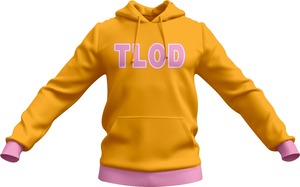 Custom Logo TLOD Casual Front Pullover <b>Hoodie</b> High Quality 100% Cotton <b>Lined</b> <b>Fleece</b> Eco-Friendly New Styles Embroidered Unisex - Product Image 2