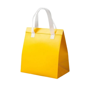 Custom Logo Eco-Friendly Non-Woven Cooler Tote Bag Fashionable Insulated Handled Reusable Food Bags for Milk Cake Recyclable - Product Image 1