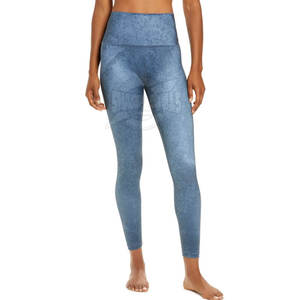 Professional Manufacturer's Best Quality Women's Mid Waist Spandex Nylon <b>Legging</b> Latest Casual Design Breathable for Gym Use - Product Image 2