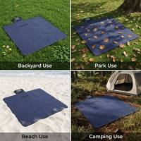 Couverture de pique-nique en plein air imperméable de tapis de camping portable de logo personnalisé en gros dans n'importe quelle couleur cadeau de promotion de voyage recyclé