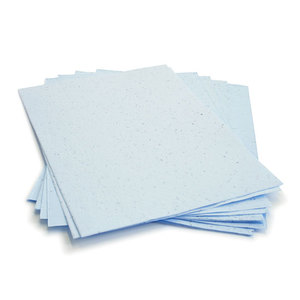 Feuilles de recyclage de semences plantables bleues pastel brûlées à la main de luxe environnemental personnalisé de dernière qualité articles en papier - Product Image 1