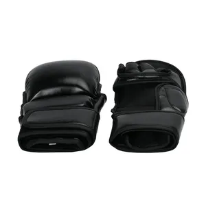 Guantes de cuero PU de piel de vaca de 12oz personalizados profesionales para Kick Boxing y entrenamiento de MMA Tamaños de 8oz para artes marciales y boxeo - Product Image 2