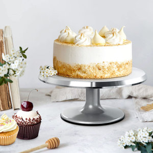 Soporte de pastel de Metal de diseño moderno con cubierta de vidrio para el hogar o el Hotel pastel Cupcake decoración vajilla - Product Image 5