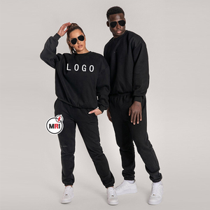 Sweat à capuche 2 pièces survêtement pantalon de survêtement respirant de haute qualité Cargo pantalon unisexe survêtements sweat et survêtement ensemble survêtement - Product Image 3